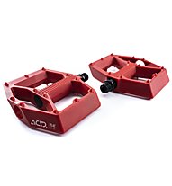 Acid Flat C2-CC - pedali MTB, Red