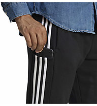 adidas 3 Stripes French Terry Tapered M - Trainingshosen - Herren, Black