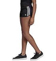 adidas Originals 3 Stripes - pantaloni corti fitness - donna, Black