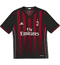 adidas AC Milan Home Replica Jersey maglia calcio bambino, Red/Black