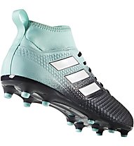 adidas ACE 17.3 FG Junior - scarpa da calcio terreni compatti - bambino, Black/Light Blue