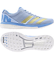 adidas Adizero Boston 8 - scarpe da gara - donna, Light Blue