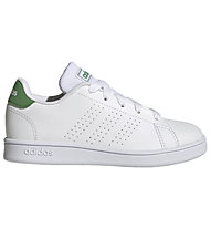 adidas Advantage K - sneakers - bambino, White/Green