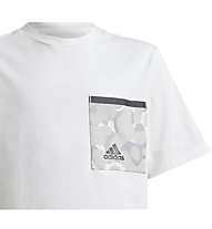 adidas B Free - T-Shirt - Kinder, White