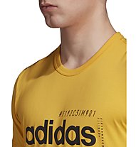adidas Brilliant Basic - T-Shirt - Herren, Yellow