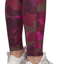 adidas Believe This Tight - Trainingshose - Damen, Pink/Green