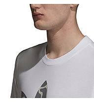 adidas Originals Camo Trefoil - T-shirt fitness - uomo, White
