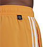 adidas Classic Length 3 Stripes - costume - uomo, Orange/White