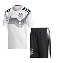 adidas DFB Germany Home - pantaloni da calcio e maglia da calcio Germany 2018 - bambino, Black/White