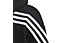 adidas Doubleknit 3-Stripes Full-Zip - felpa con cappuccio - ragazzo, Black