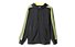 adidas Essentials 3S FZ Hoodie Fleece, Grey Heather/Solar Yellow