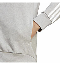 adidas Essentials French Terry 3 Stripes Full Zip M - Kapuzenpullover - Herren, Grey