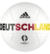 adidas Euro 16 OLP Germany Capitano - pallone da calcio, White