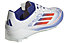 adidas F50 League FG/MG Jr - scarpe da calcio multisuperfici - bambino, White/Blue/Red