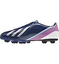 adidas F5 TRX FG - scarpe da calcio terreni compatti - uomo, Dark Blue/White/Violet