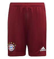 adidas FC Bayern 21/22 Home - pantaloni calcio - bambino, Red/White