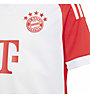 adidas FC Bayern 23/24 Home Y - Fußballtrikot - Kinder, White/Red