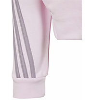 adidas Fi 3 Stripes Jr - felpa con cappuccio - ragazza, Pink
