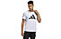 adidas Fl 3 Bar Tee - T-shirt fitness - uomo, White