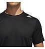 adidas Freelift Sport Fitted Three Stripes - t-shirt fitness - uomo, Black