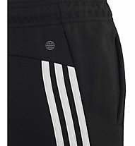 adidas Future Icons 3 Stripes Ankle Length Jr - pantaloni fitness - ragazzo, Black