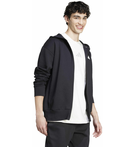 adidas Future Icons Doubleknit Full Zip M felpa con cappuccio