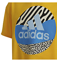adidas G Pw Ar Tee - T-shirt fitness - bambina, Yellow