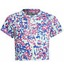 adidas G Tr Es Aop - T-shirt - ragazza, Green/Blue/Pink