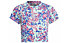 adidas G Tr Es Aop - T-shirt - ragazza, Green/Blue/Pink