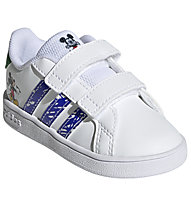 adidas Grand Court MM CF I - Sneakers - Kinder, White/Blue/Green