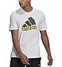adidas Hacked Logo - T-shirt - Herren, White