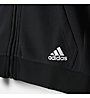 adidas Essential - giacca con cappuccio - bambino, Black/White