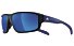 adidas Kumacross 2.0 - occhiali sportivi, Black Matt/Blue-Blue Mirror