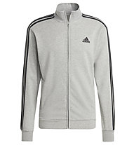 adidas 3 Stripes French Terry M - Trainingsanzug - Herren, Grey/Black