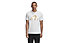 adidas M Logo Box Foil - T-Shirt - Herren, White/Gold