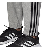 adidas M's Essentials 3-Stripes Tapered FT - pantaloni lunghi fitness - uomo, Grey/Black