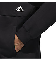 adidas M's Must Haves Word Full-Zip Sweatshirt - Kapuzenjacke - Herren, Black/White