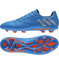adidas Messi 16.3 FG - scarpe da calcio per terreni compatti, Blue