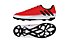 adidas Messi 16.3 FG J - Fußballschuhe fester Boden Kinder, Red/White