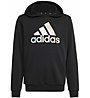 adidas Metallic Print Jr - felpa con cappuccio - ragazza, Black