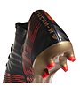 adidas Nemeziz 17.3 FG - Fußballschuhe feste Böden, Black/Red/Gold