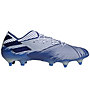 adidas Nemeziz 19.1 SG - Fußballschuhe weiche Böden, Grey/Blue
