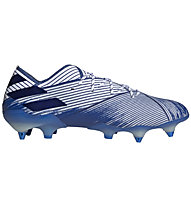 adidas Nemeziz 19.1 SG - Fußballschuhe weiche Böden, Grey/Blue