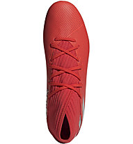 adidas Nemeziz 19.3 FG - Fußballschuh kompakte Rasenplätze, Red/Grey