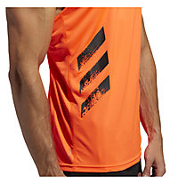 adidas Otr Singlet 3S - top running - uomo, Orange