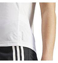adidas Own The Run - maglia running - donna, White/Black