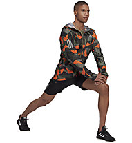 adidas Own The Run - giacca running - uomo, Grey/Orange