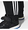 adidas Essentials 3S Tapered Tricot - Fitness-Hose - Herren, Black/White