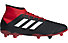 adidas Predator 18.2 FG - Fußballschuhe feste Böden, Black/Red