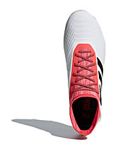 adidas Predator 18.2 FG - Fußballschuhe feste Böden, White/Red/Black